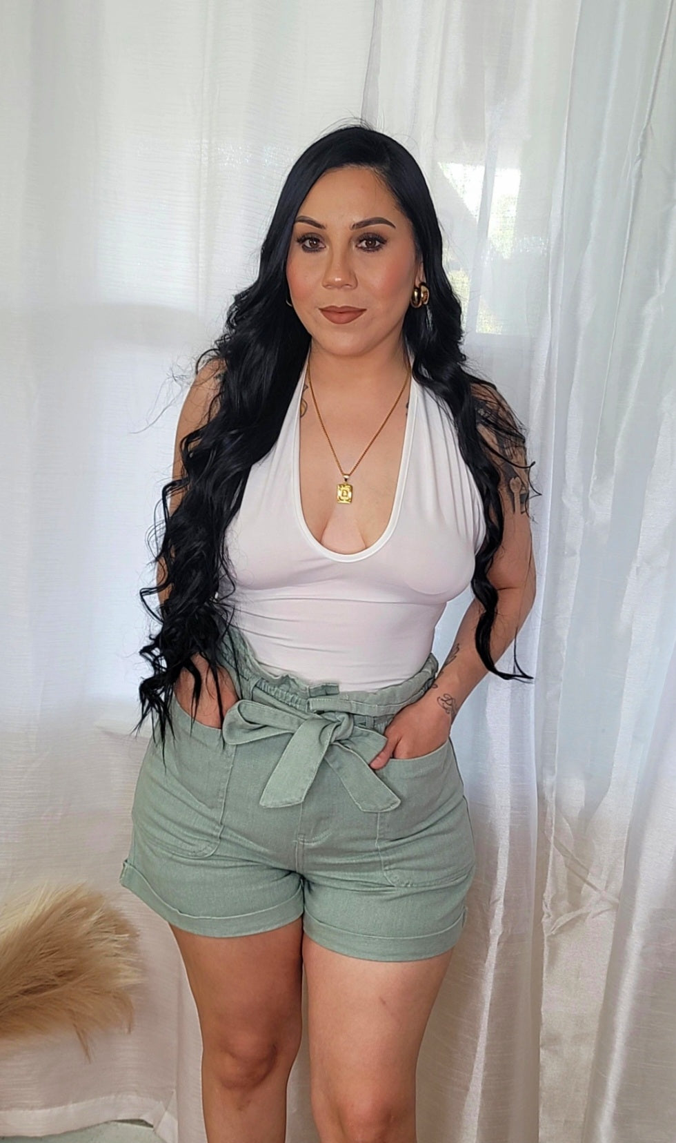 Natalee tie waist short