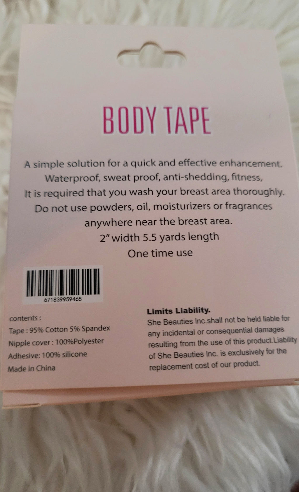 BODY TAPE