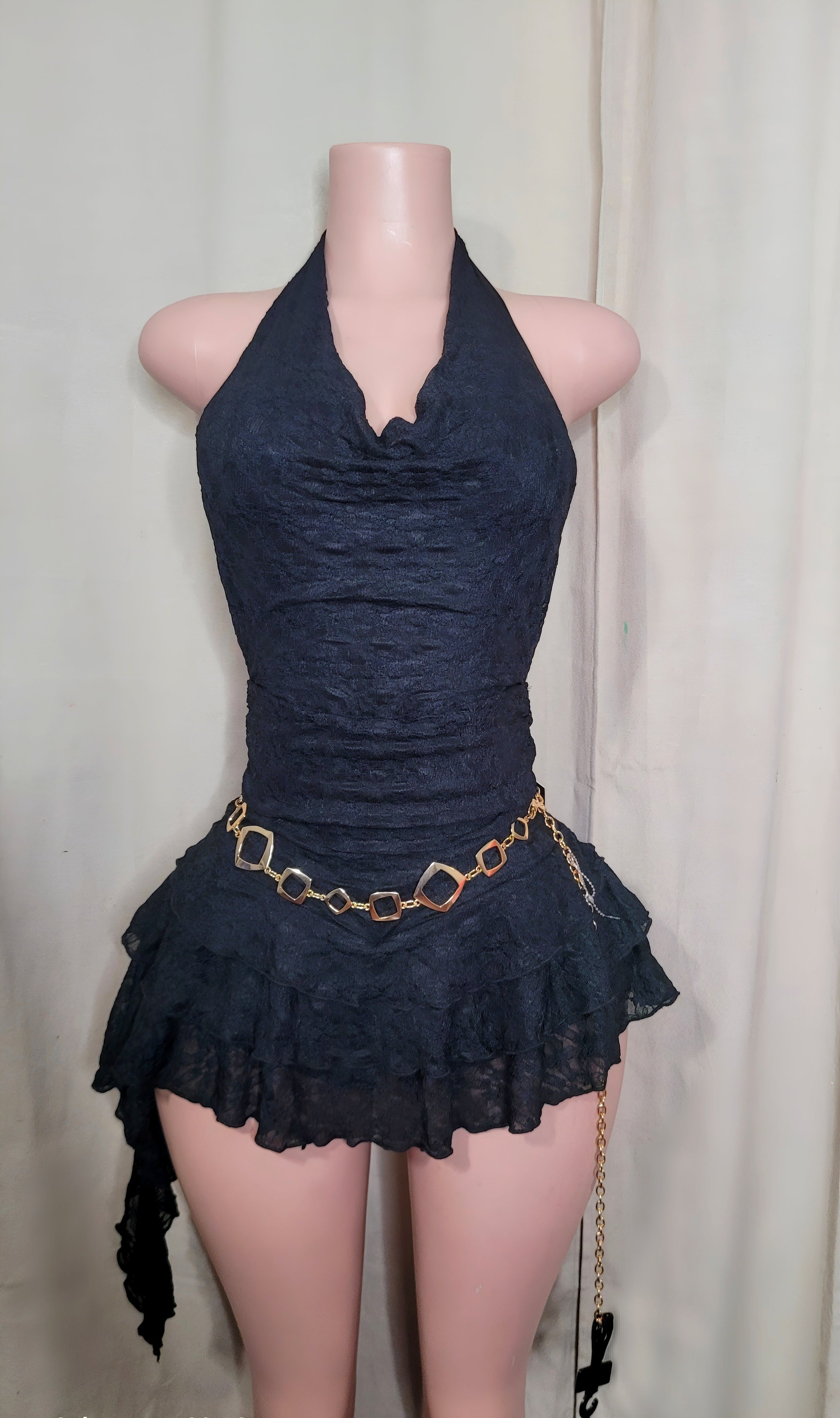 Caterine Ruffled mini dress