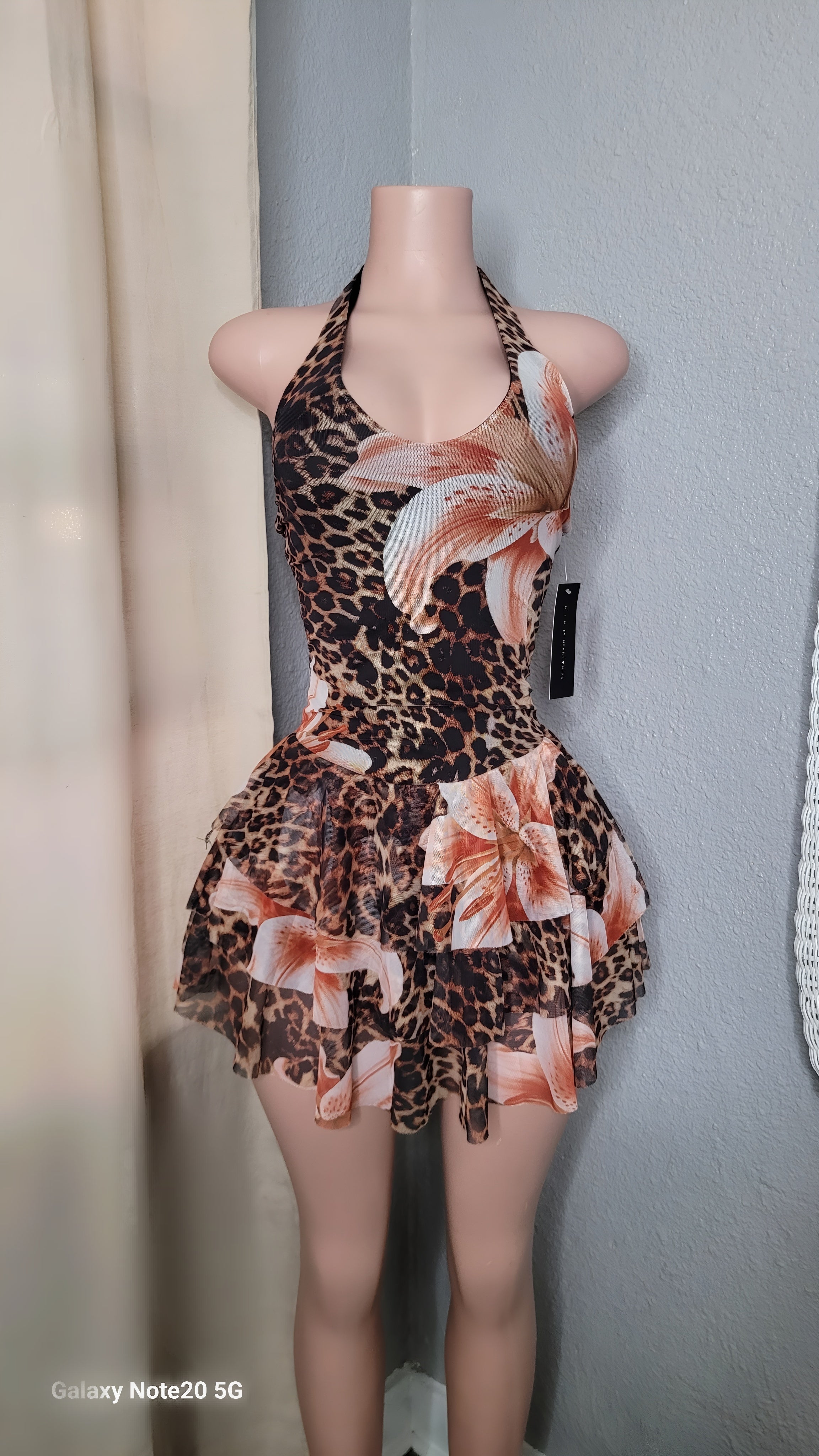 Bri Ruffle Mini dress w/short