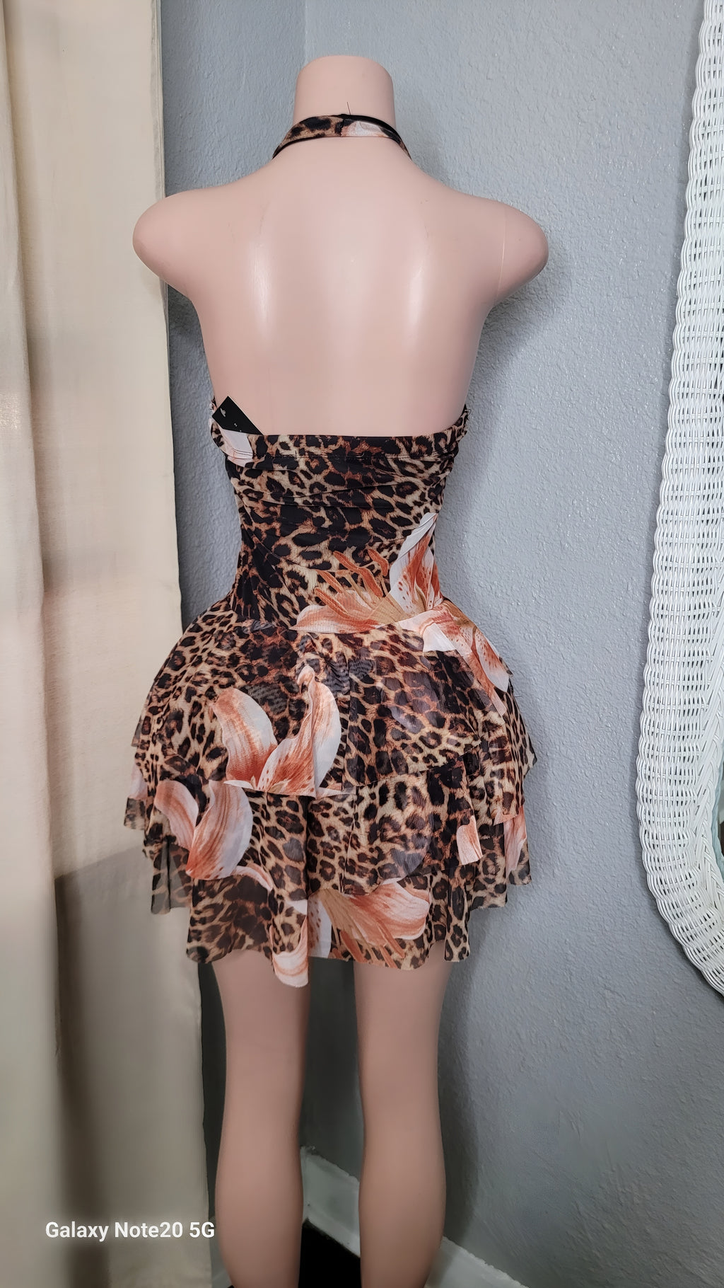 Bri Ruffle Mini dress w/short