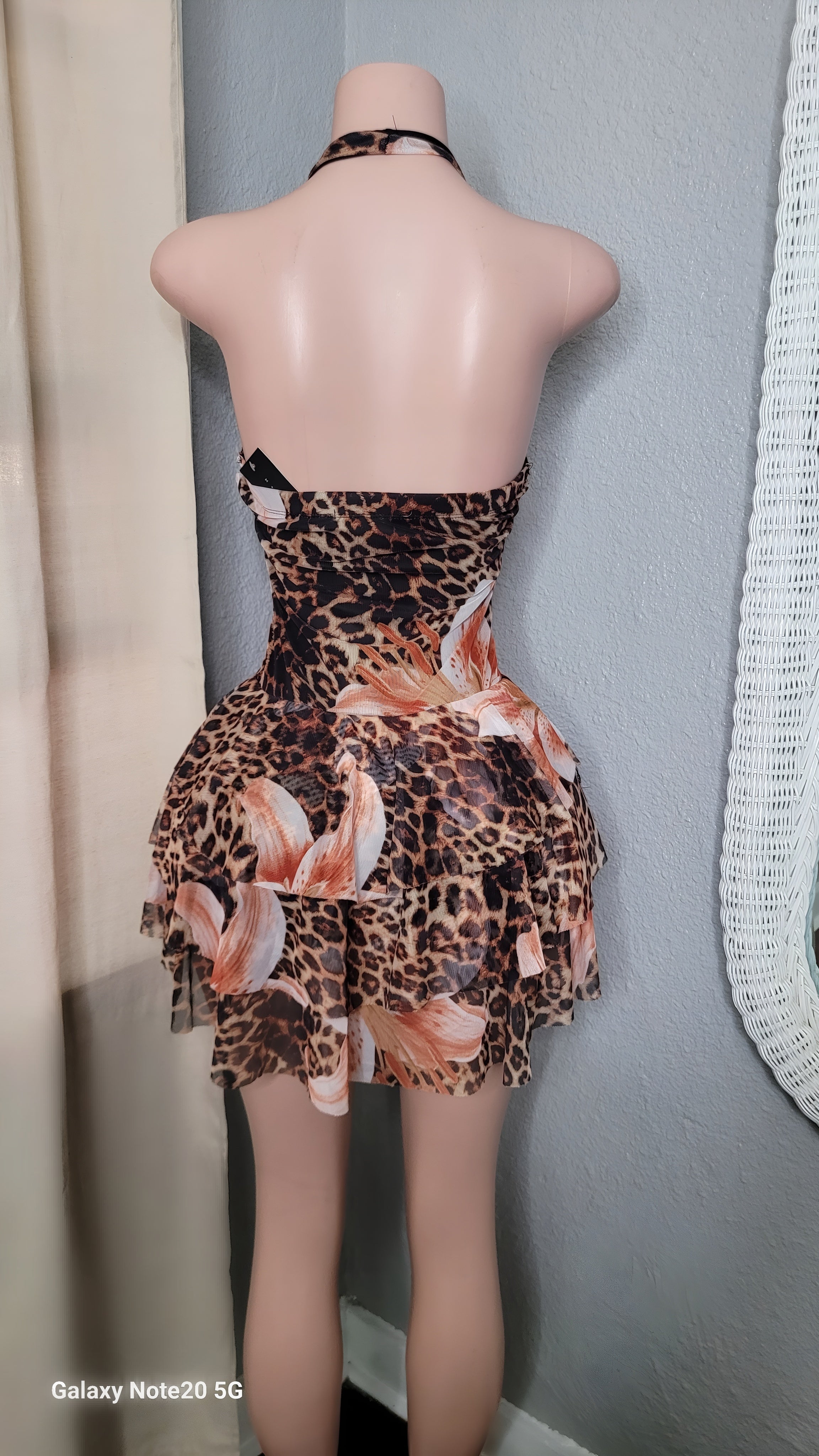 Bri Ruffle Mini dress w/short
