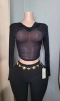 Samira Rhinestone Top