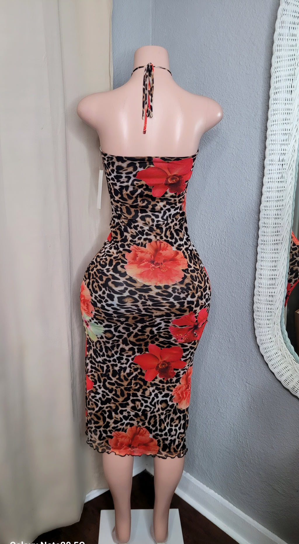 Coral Mermaid Maxi Dress