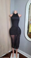 Shayla halter Maxi dress
