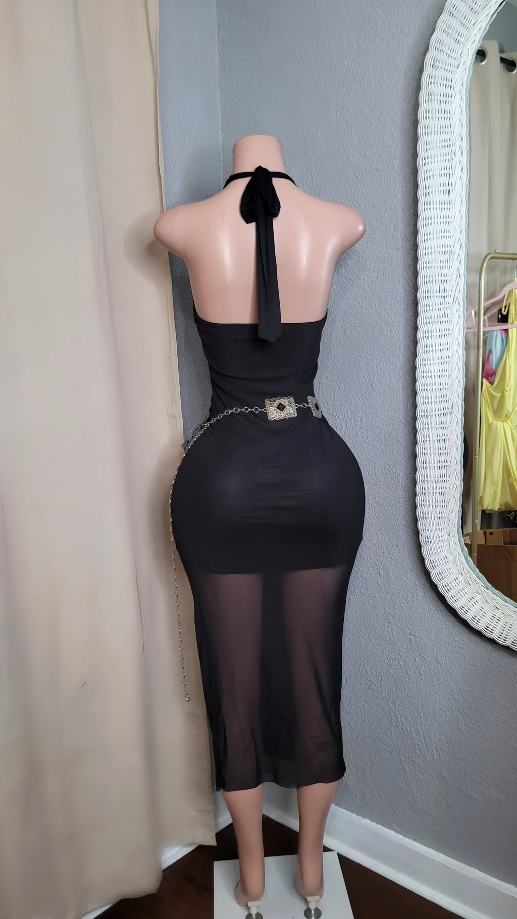 Shayla halter Maxi dress