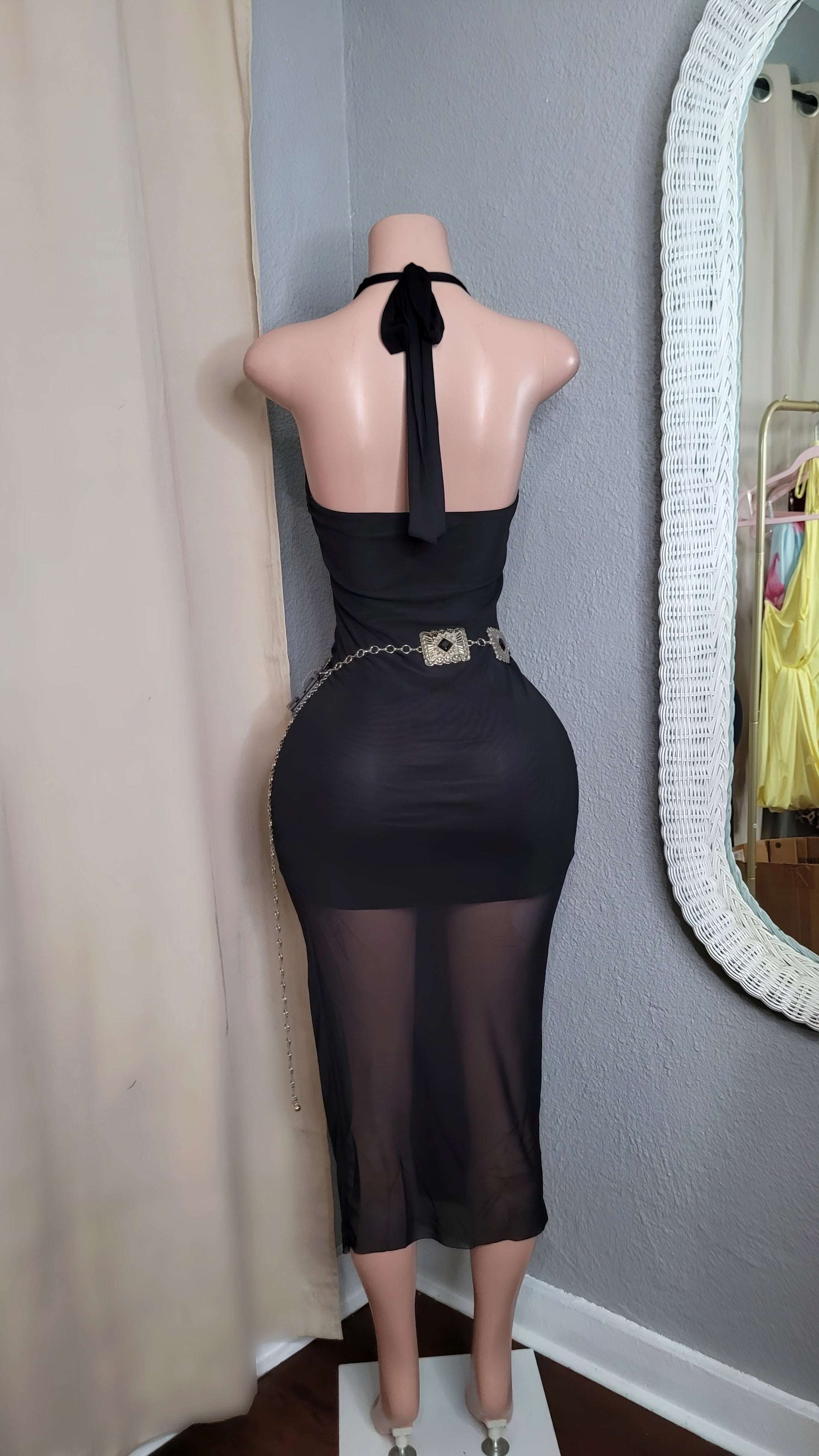 Shayla halter Maxi dress