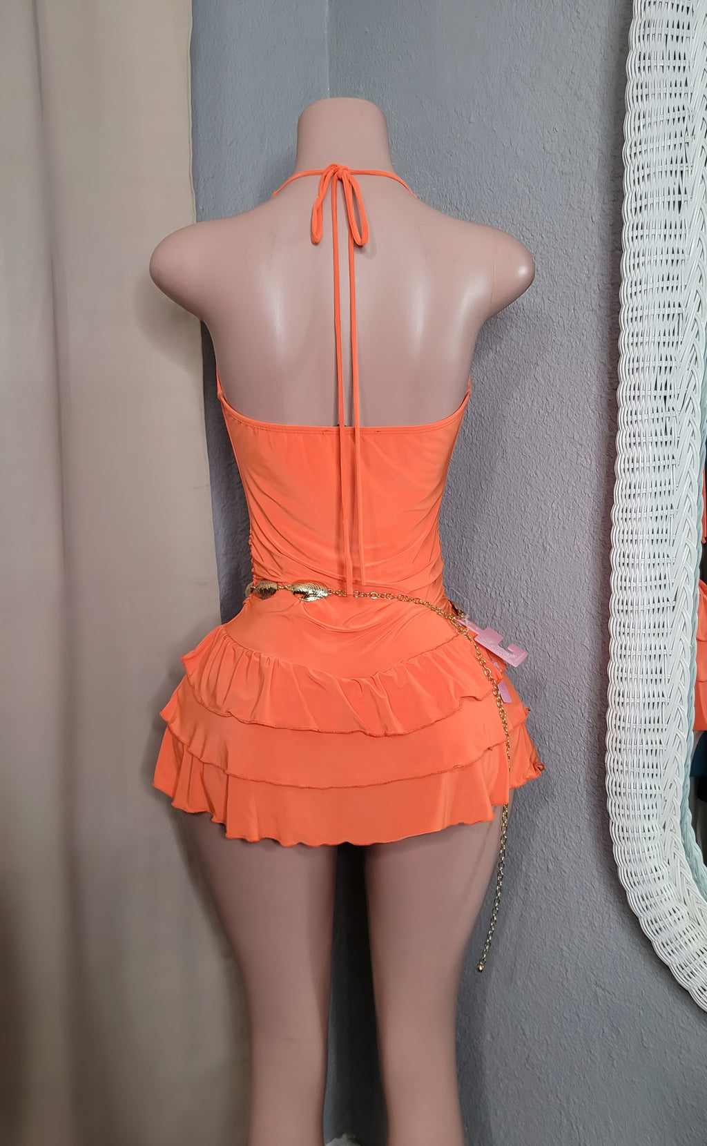 Ximena ruffle mini w/short
