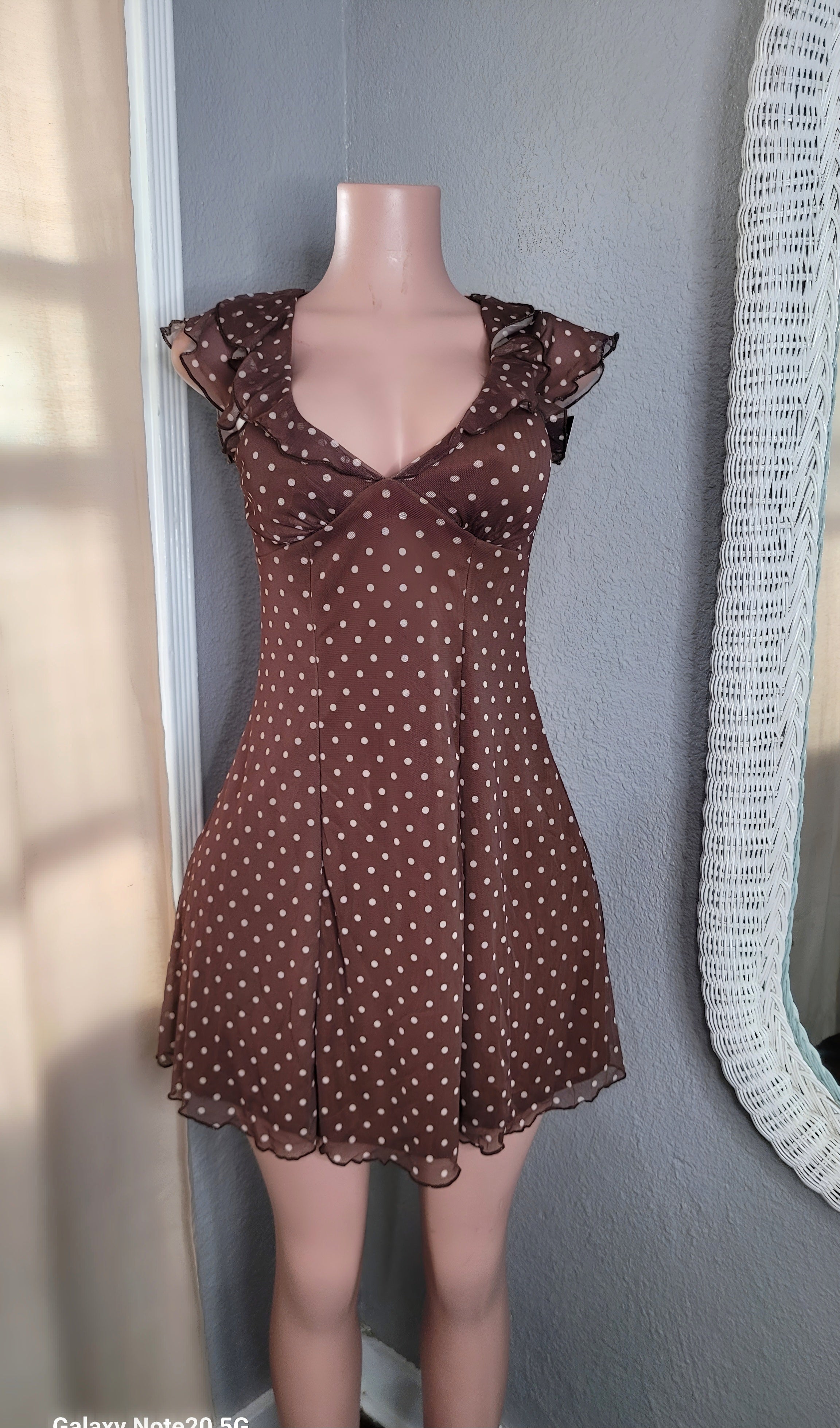 Kary polka dot mini Dress