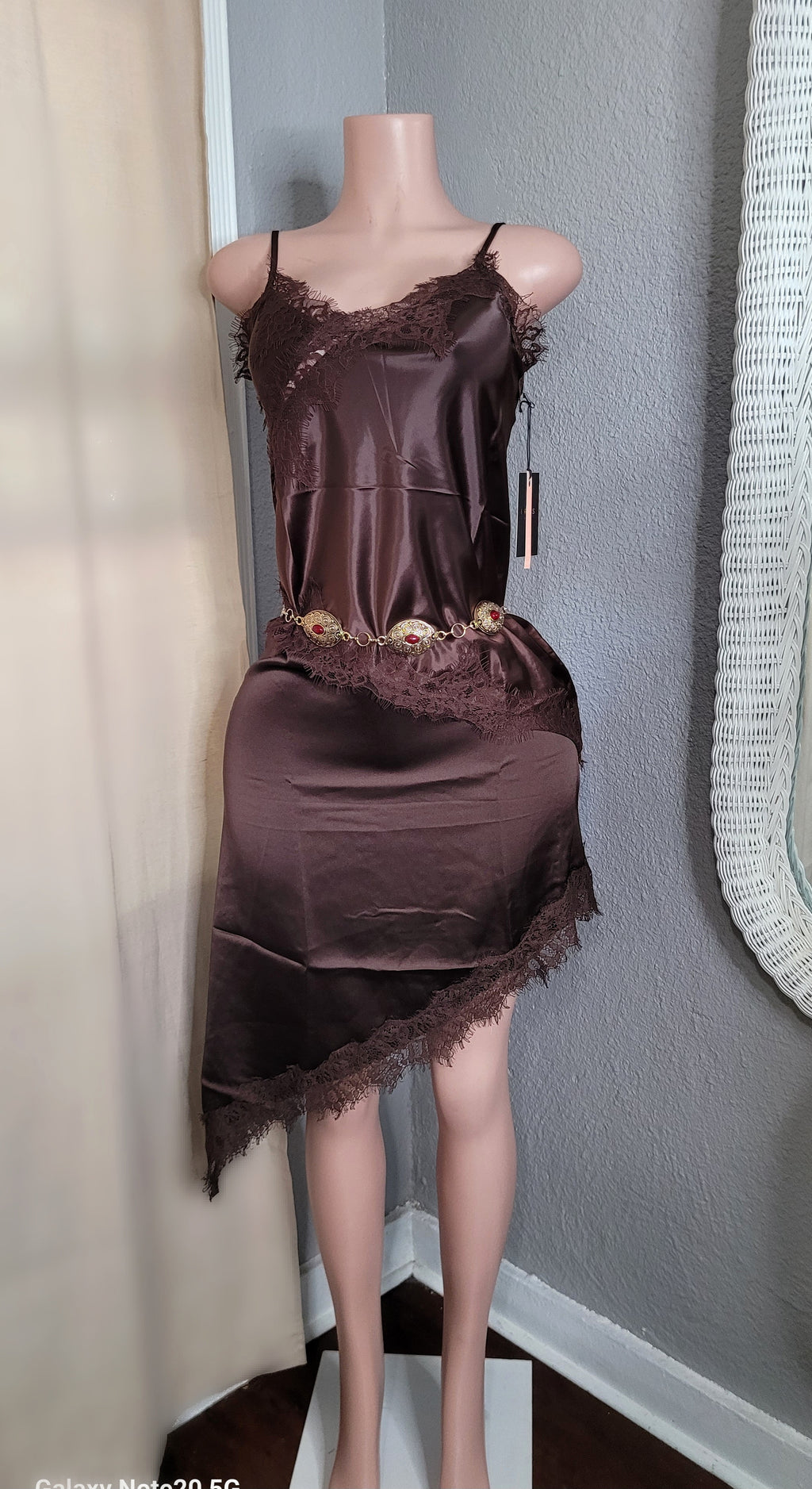 Pilar Satin skirt