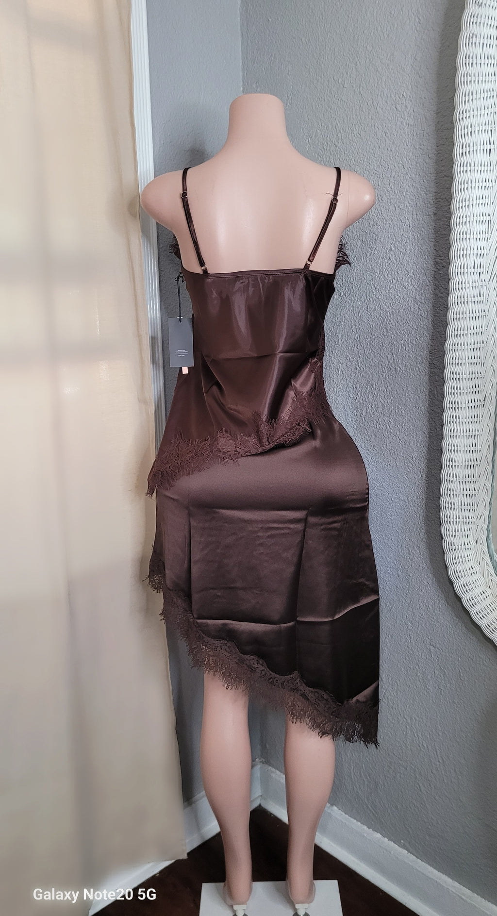 Pilar Satin skirt