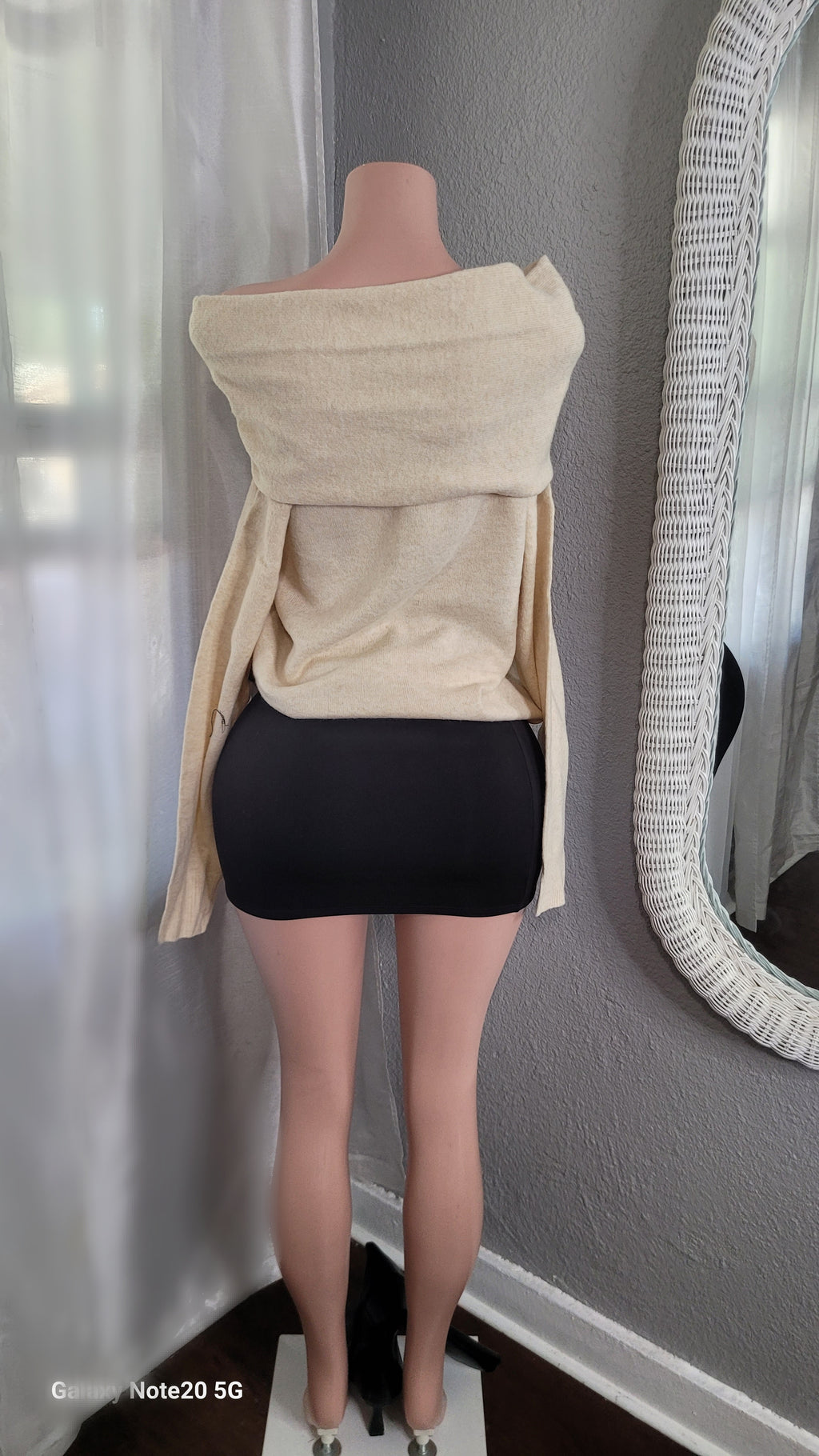 Marinette sweater top (oatmeal)