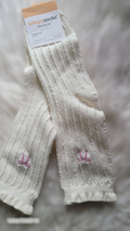 Bow pink socks
