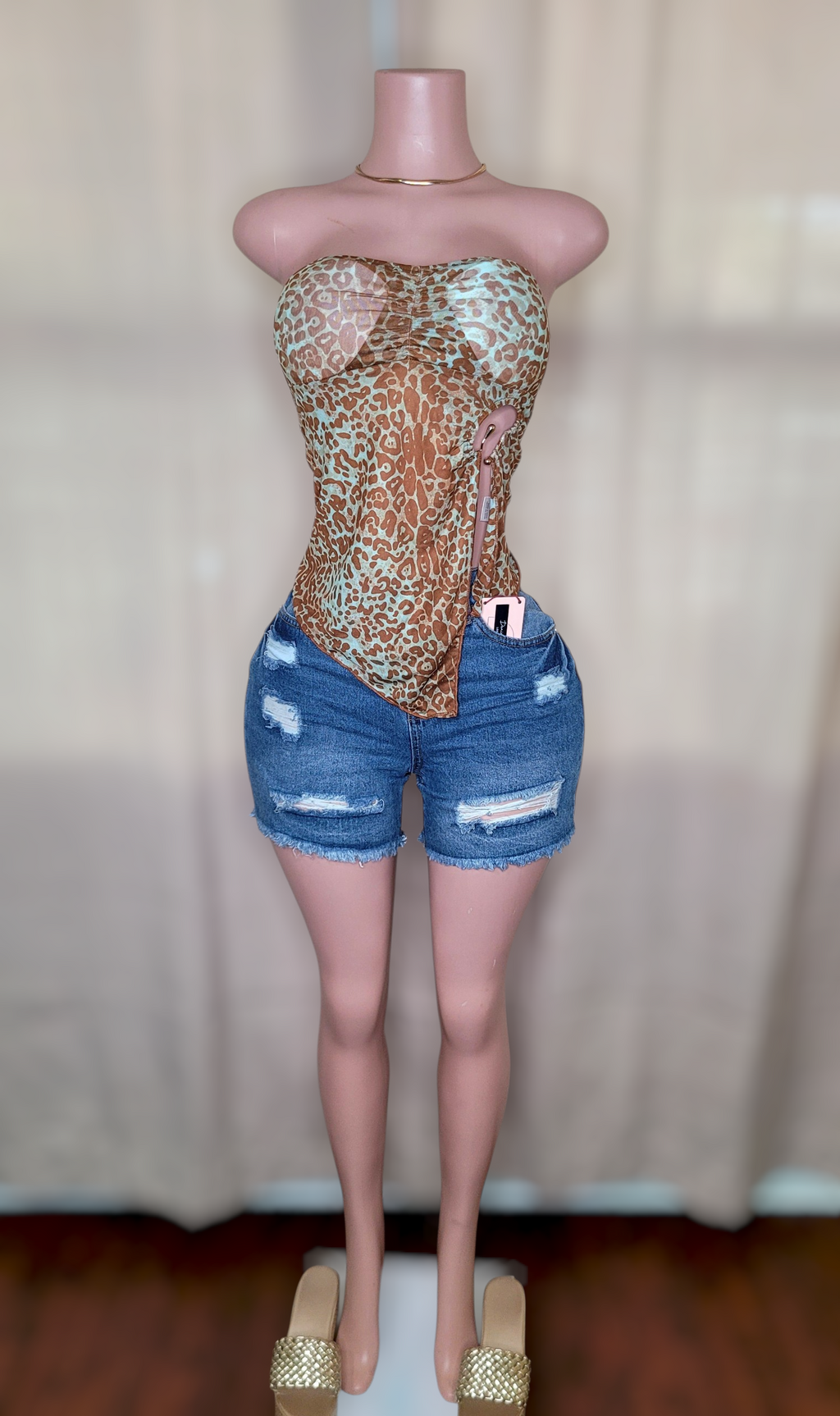 Tania Mesh top