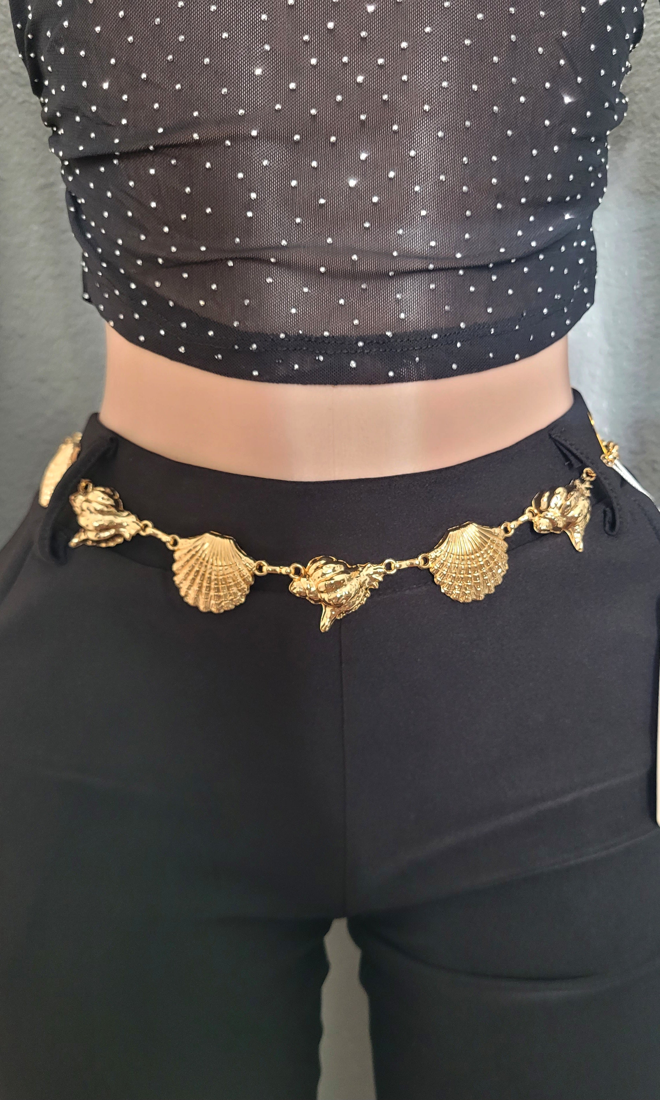 Mía pants w/chain belt