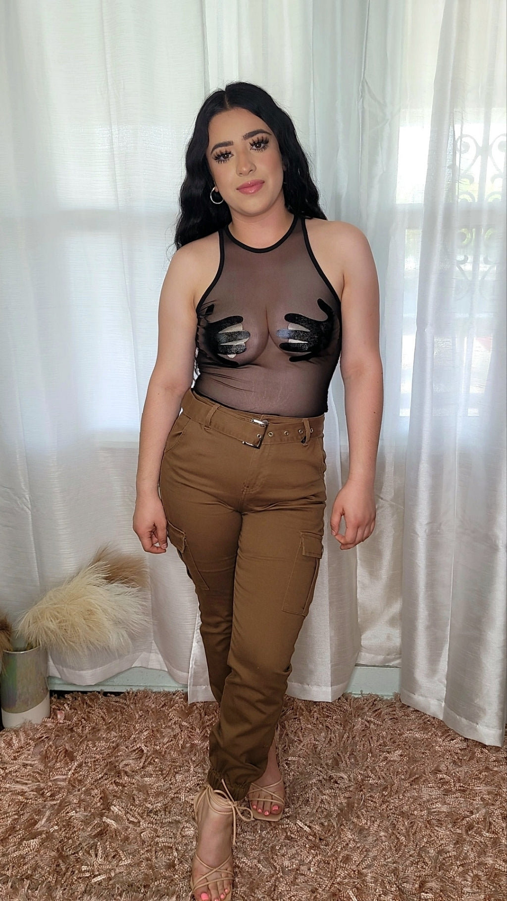 Hands on me mesh bodysuit