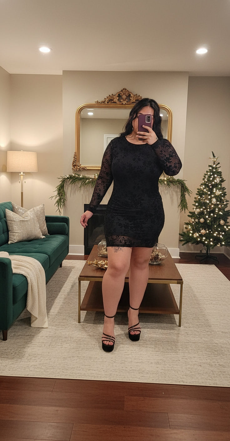 Darlene mesh mini dress