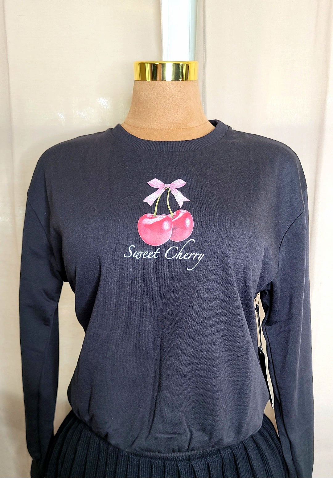 Cherry girl sweater