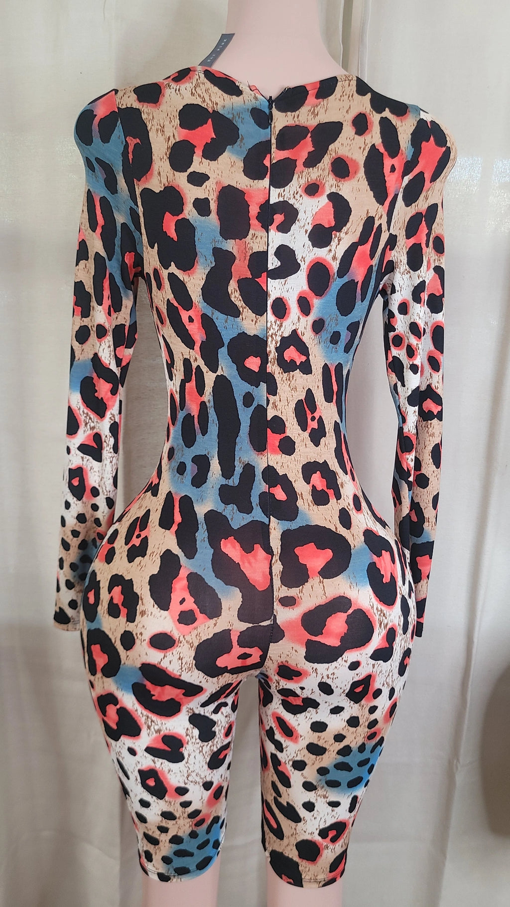 Wild cheetah print romper