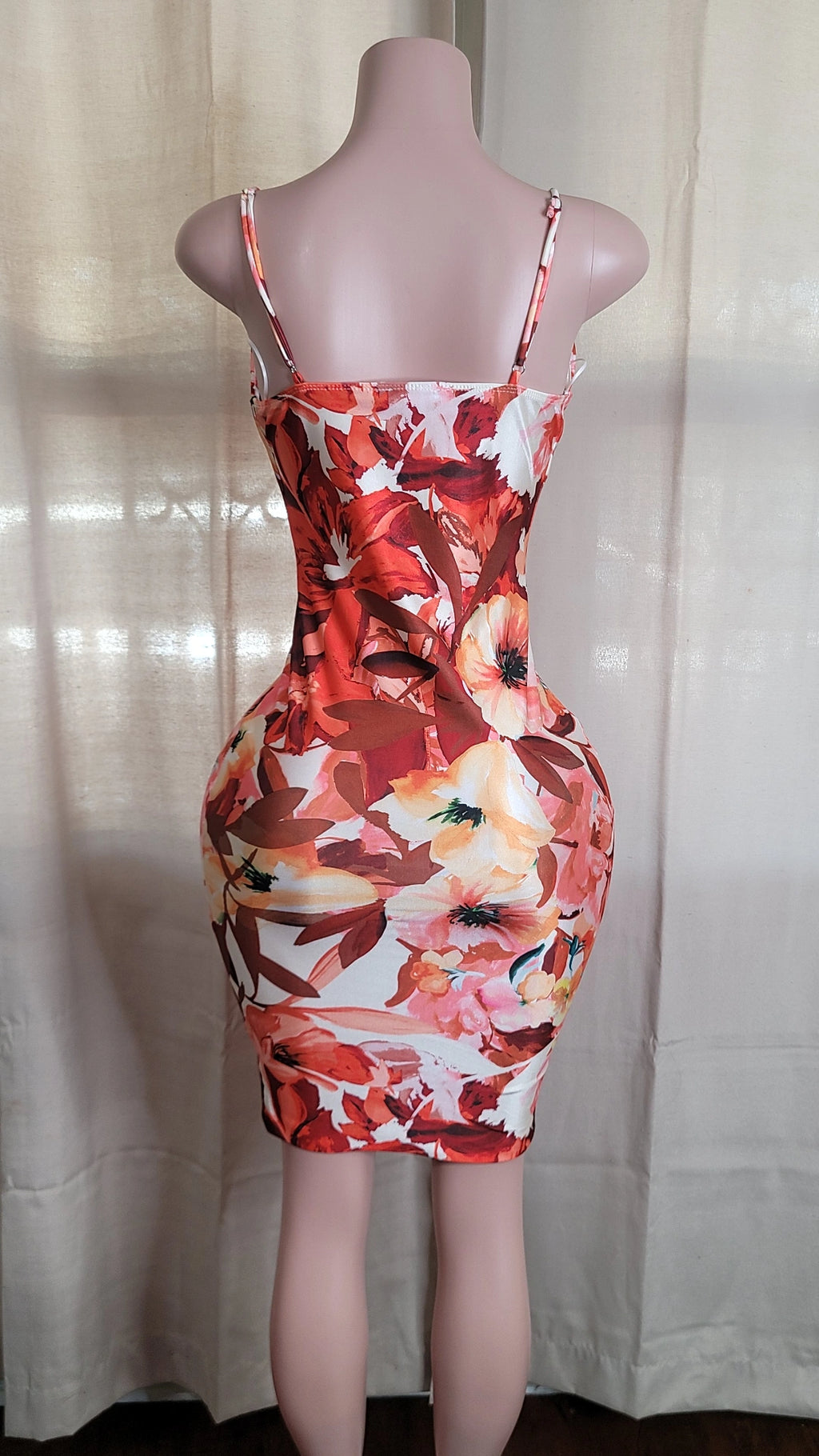 Salma flower midi dress