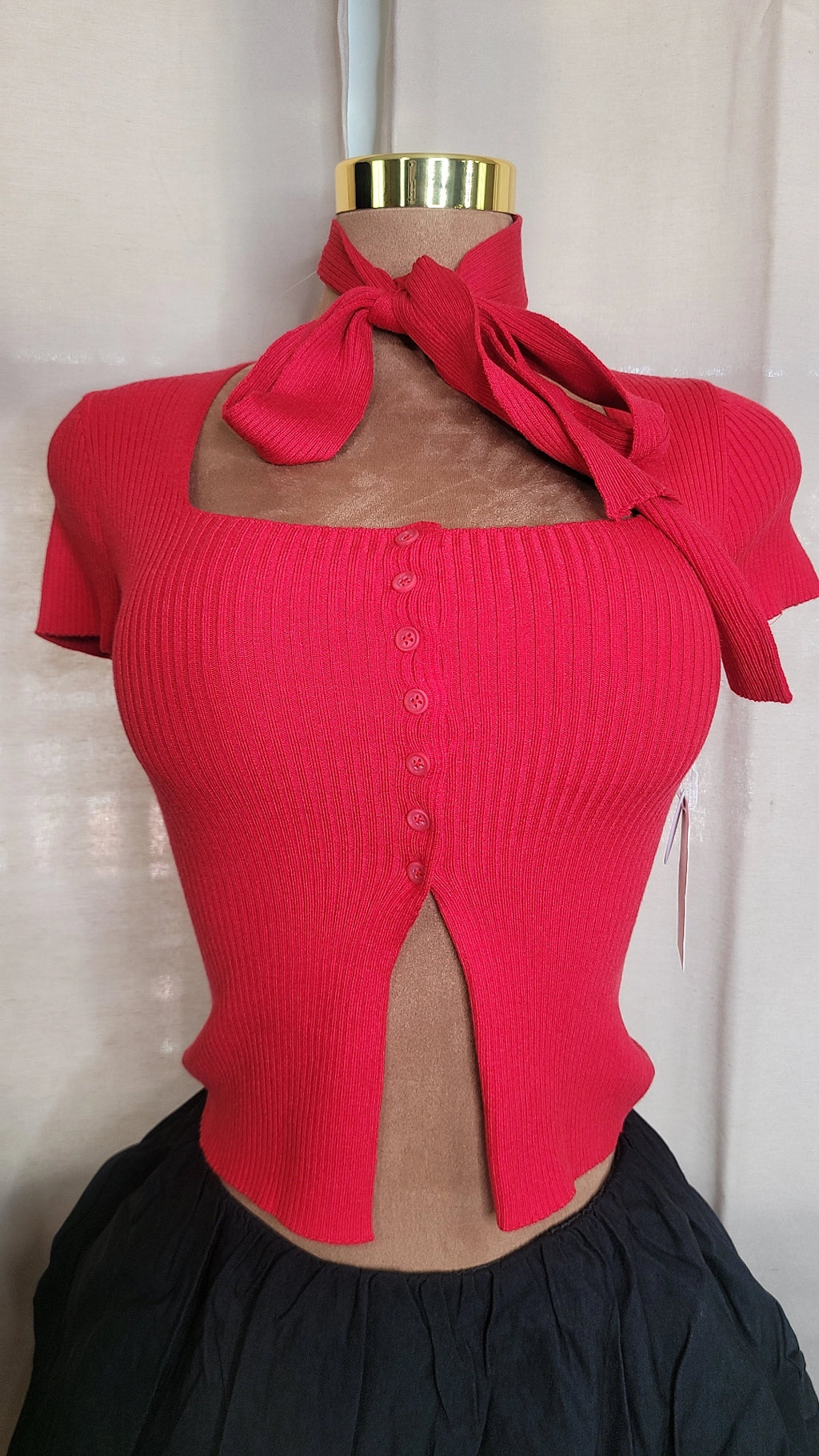Teresa ribbed top