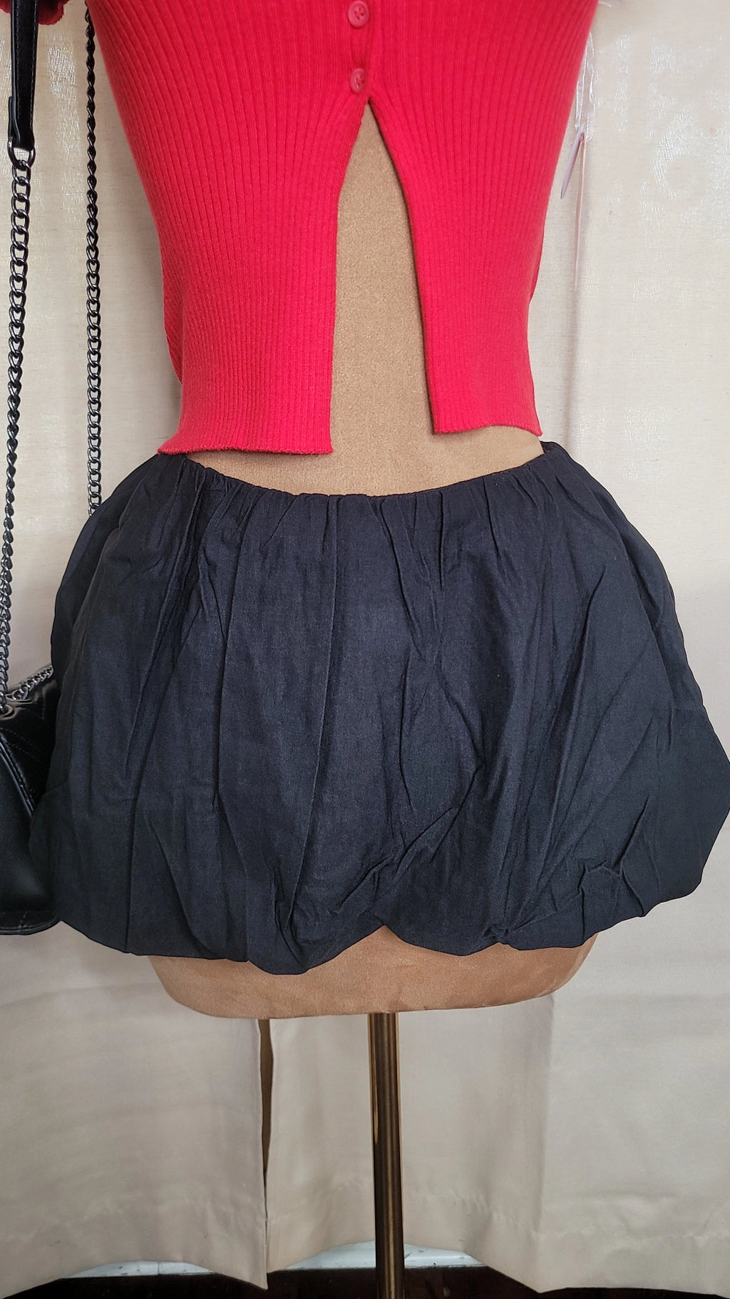 Susset bubble mini skirt