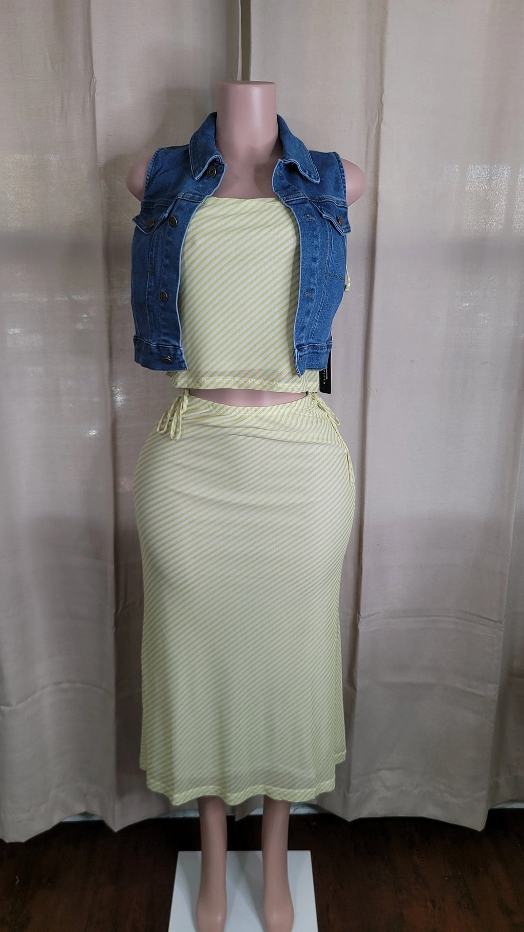 Leslie stripe 2pcs set