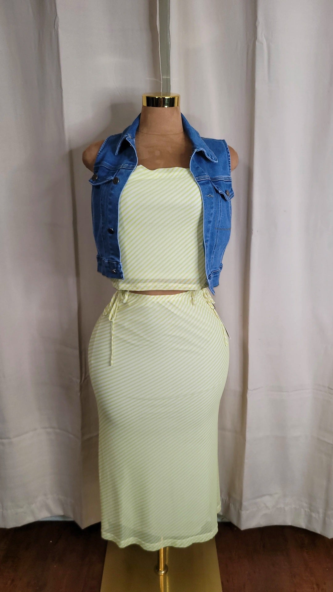 Leslie stripe 2pcs set
