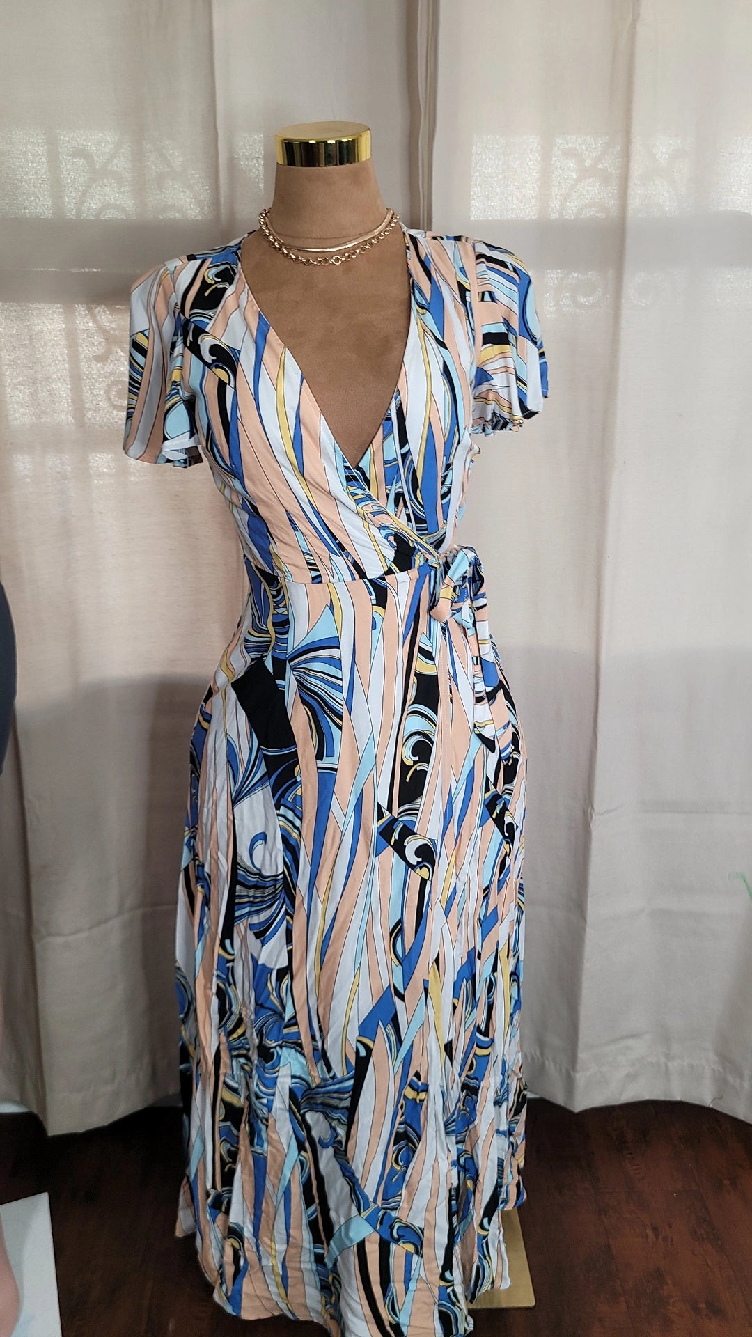 Dominic wrap  Maxi dress