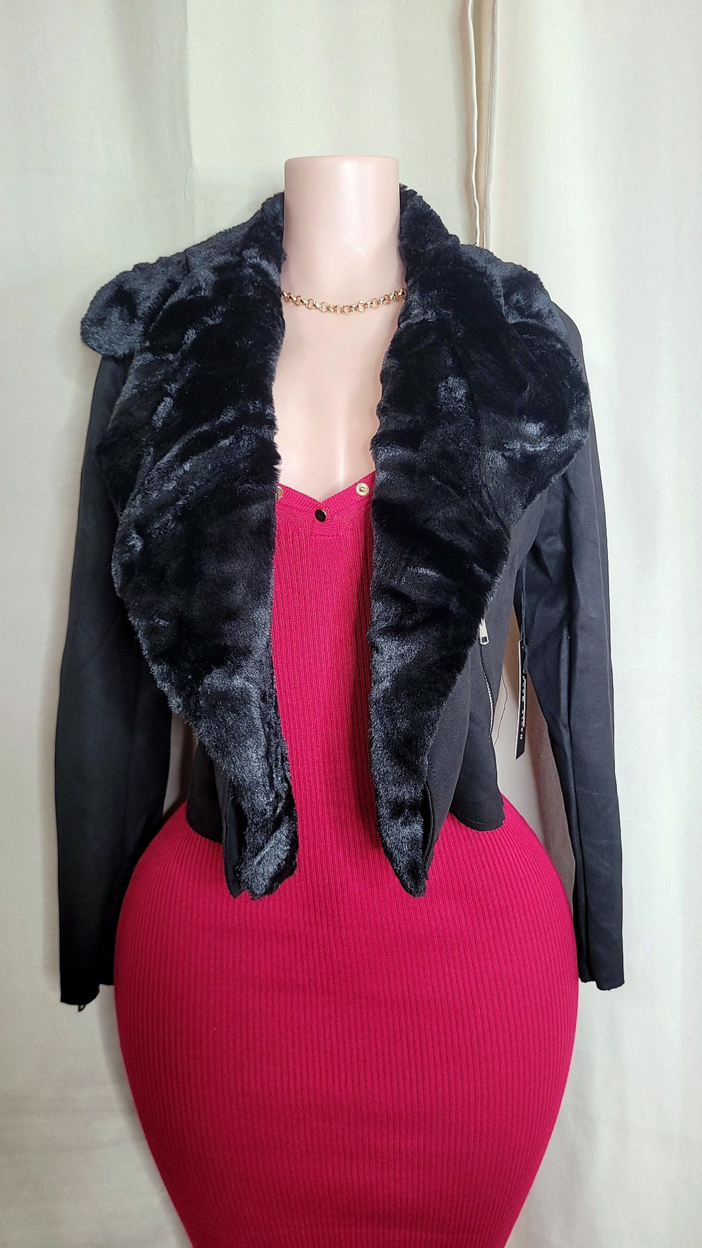 Leonela furry jacket