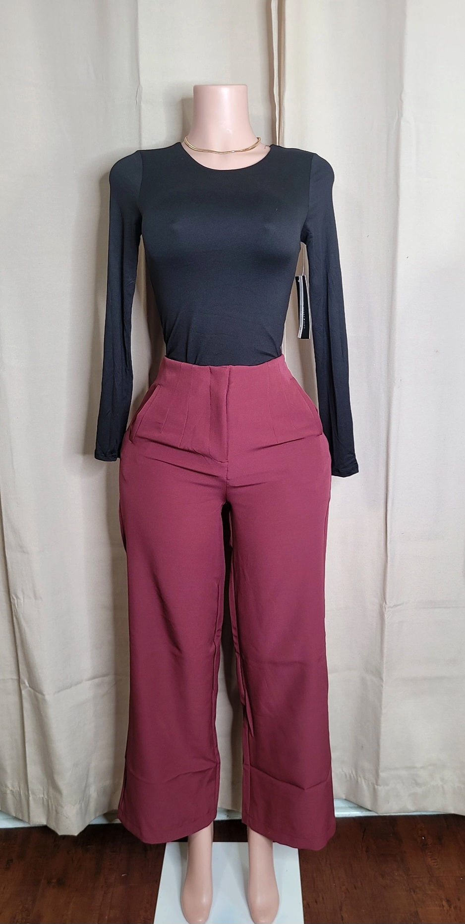 Isela pants (wine)