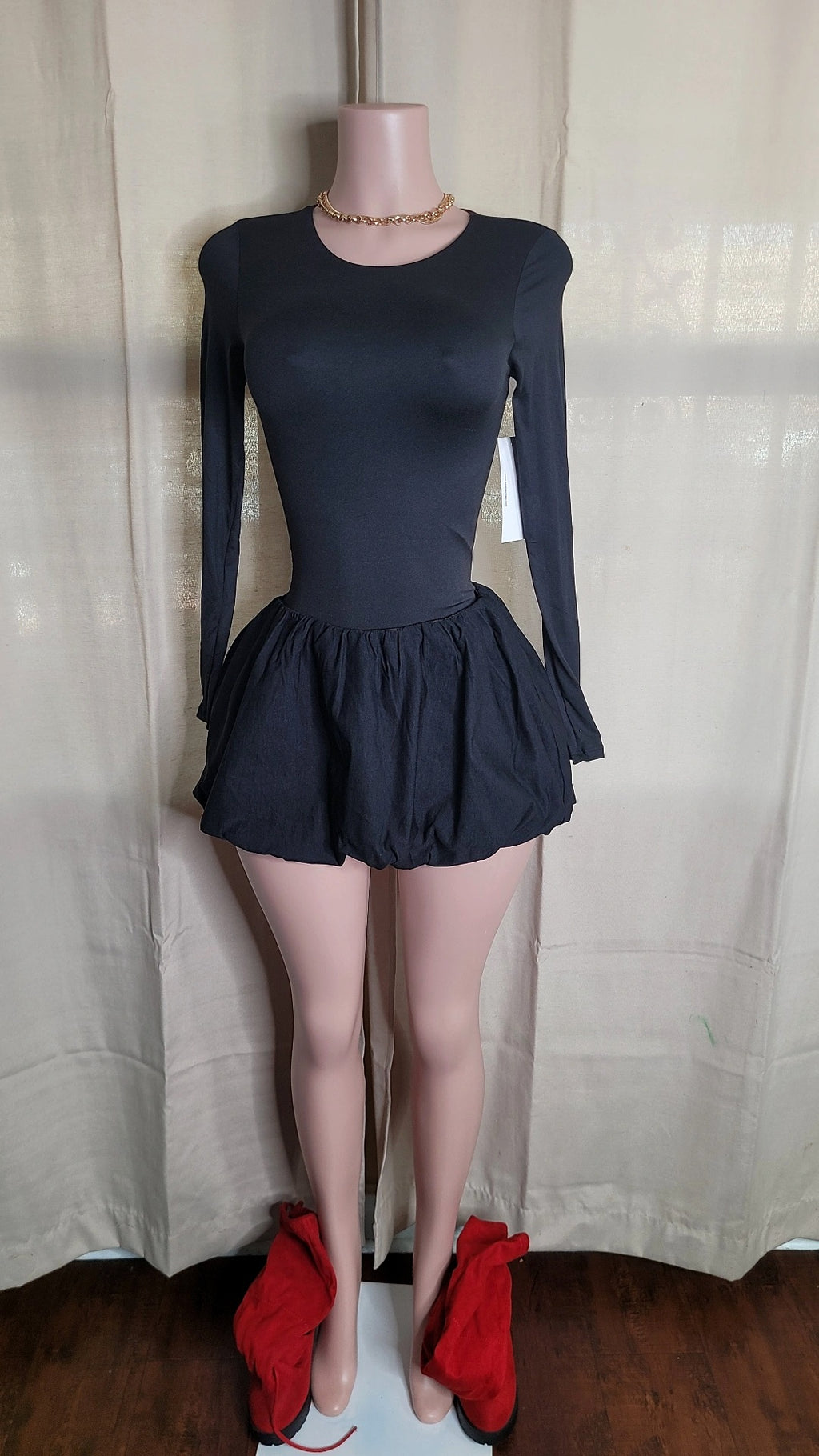 Susset bubble mini skirt