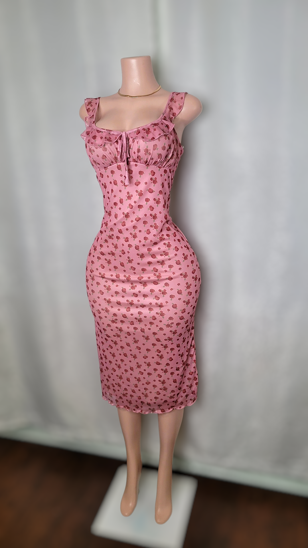 Rose midi dress