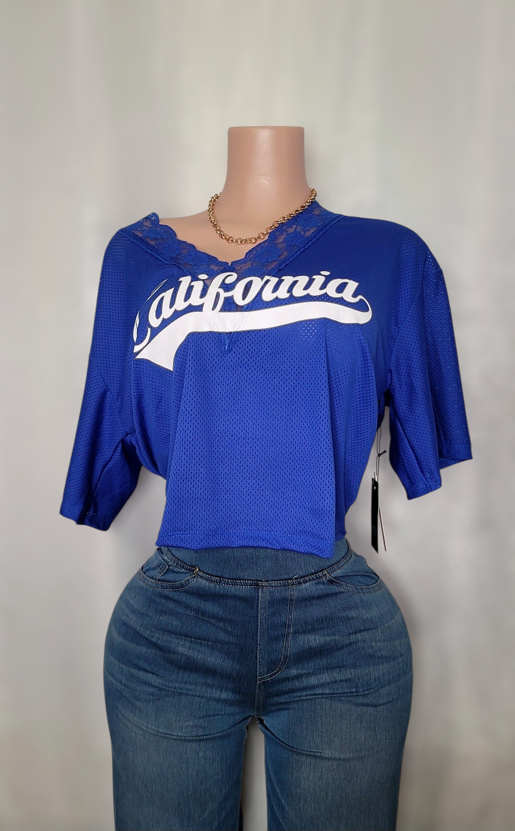 Flora Jersey lace Top