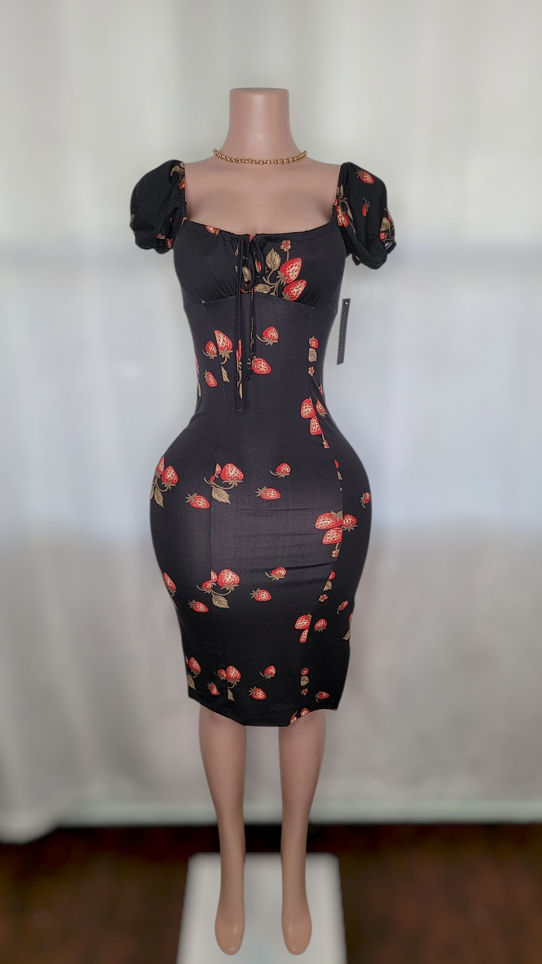 Fresita midi dress