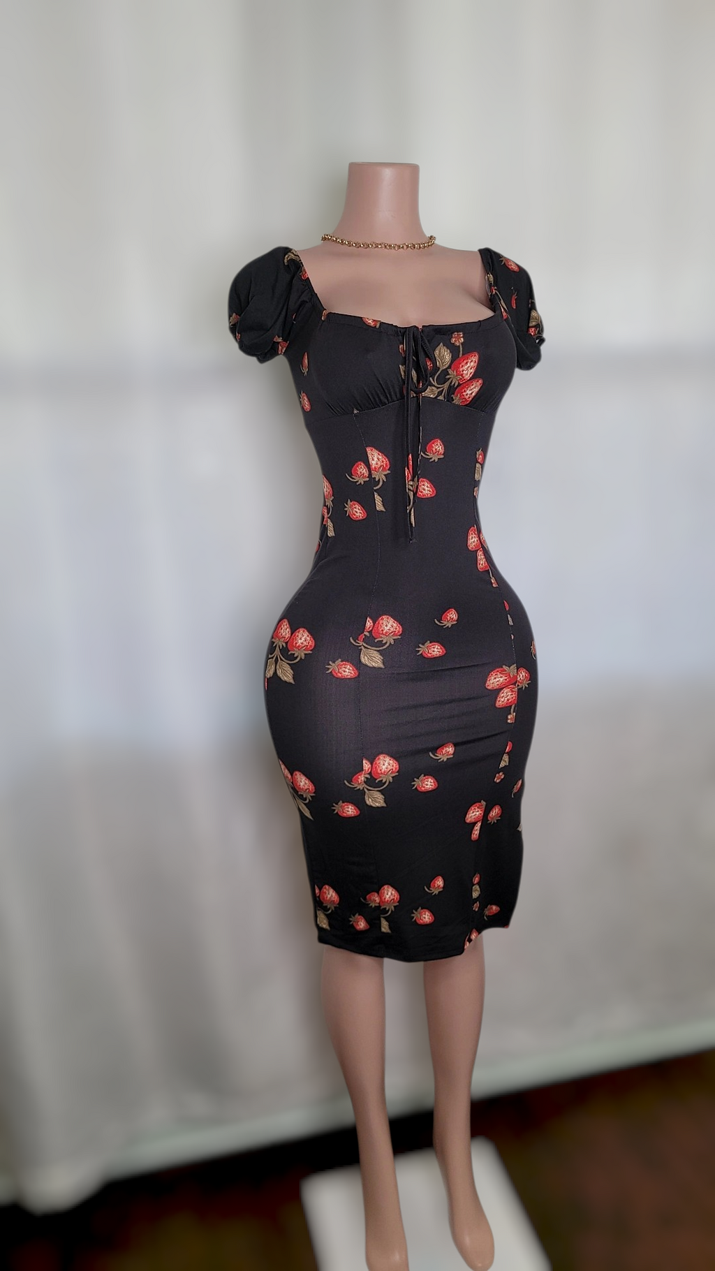 Fresita midi dress