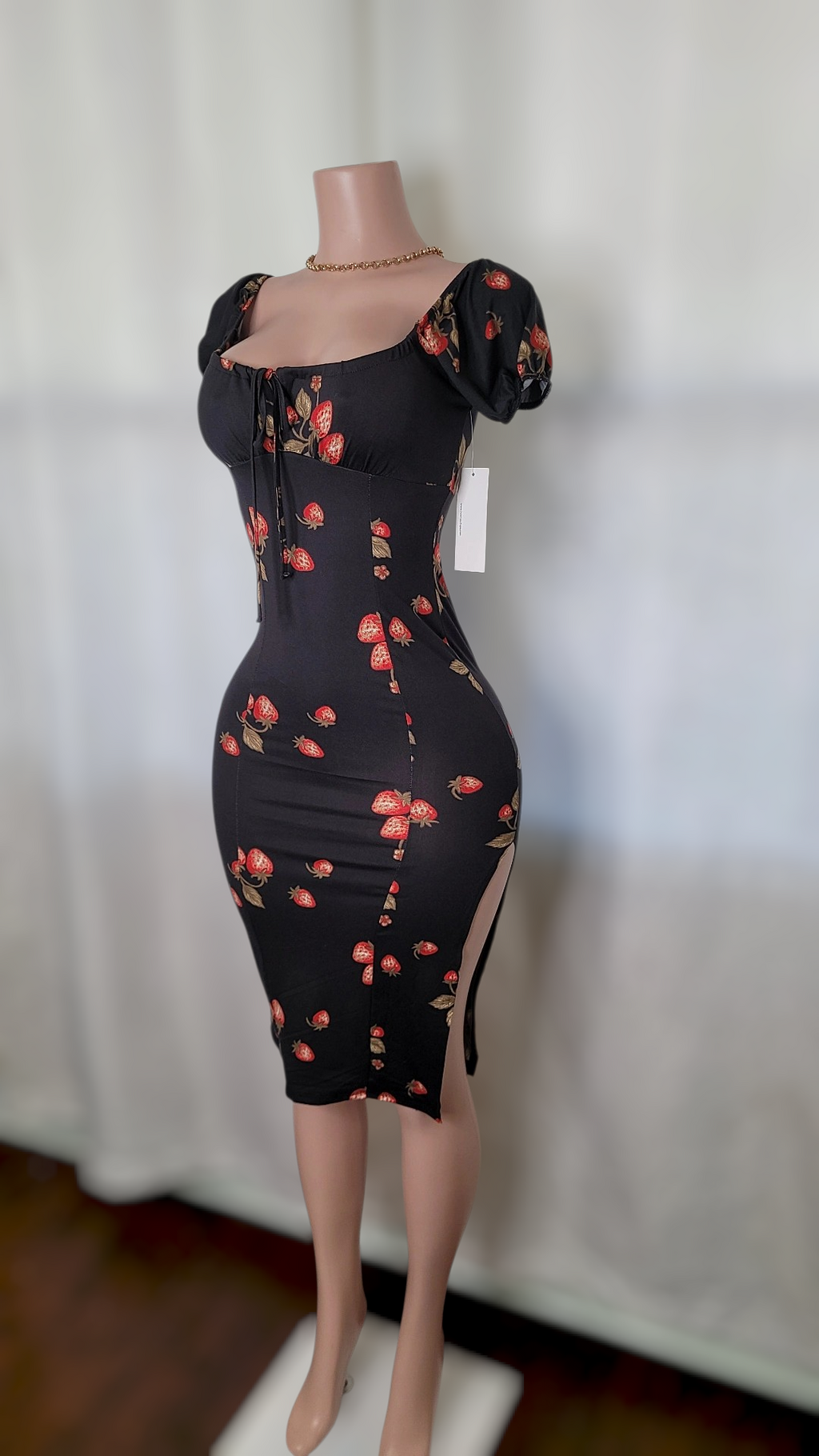 Fresita midi dress