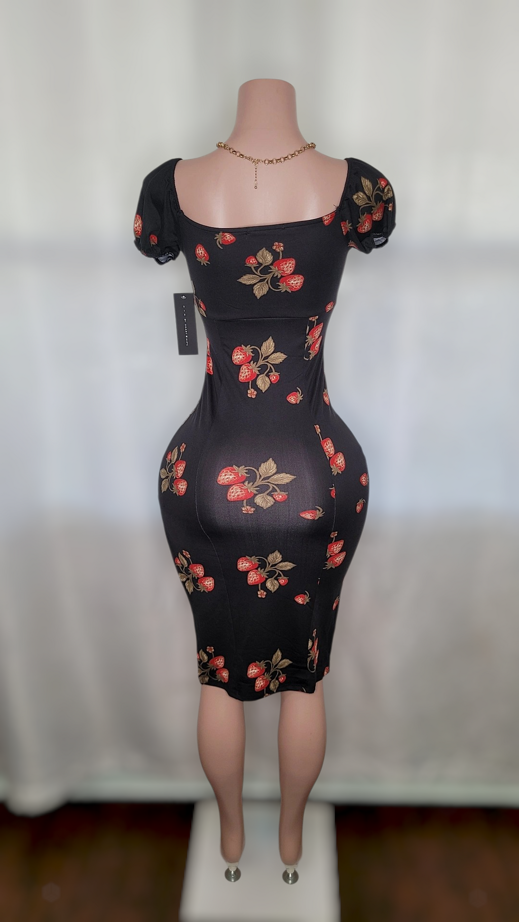 Fresita midi dress