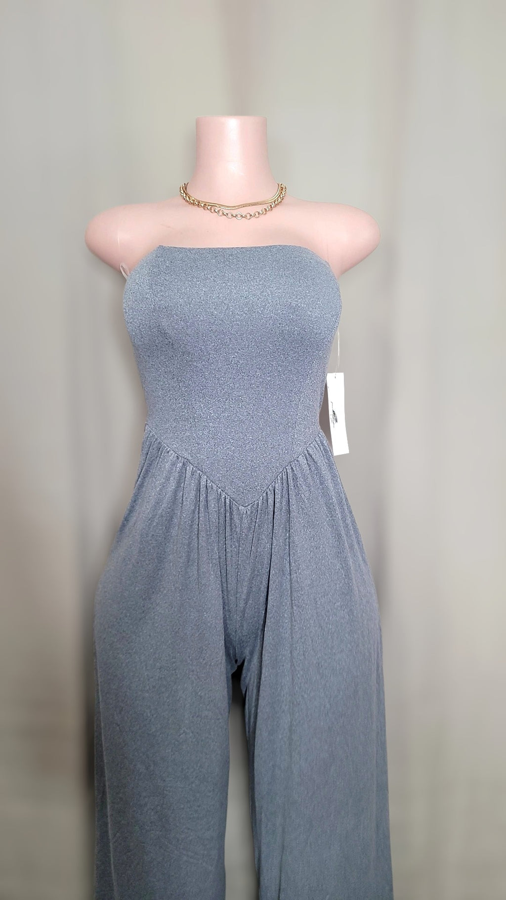 Tammy Tube Jumpsuit (Grey)