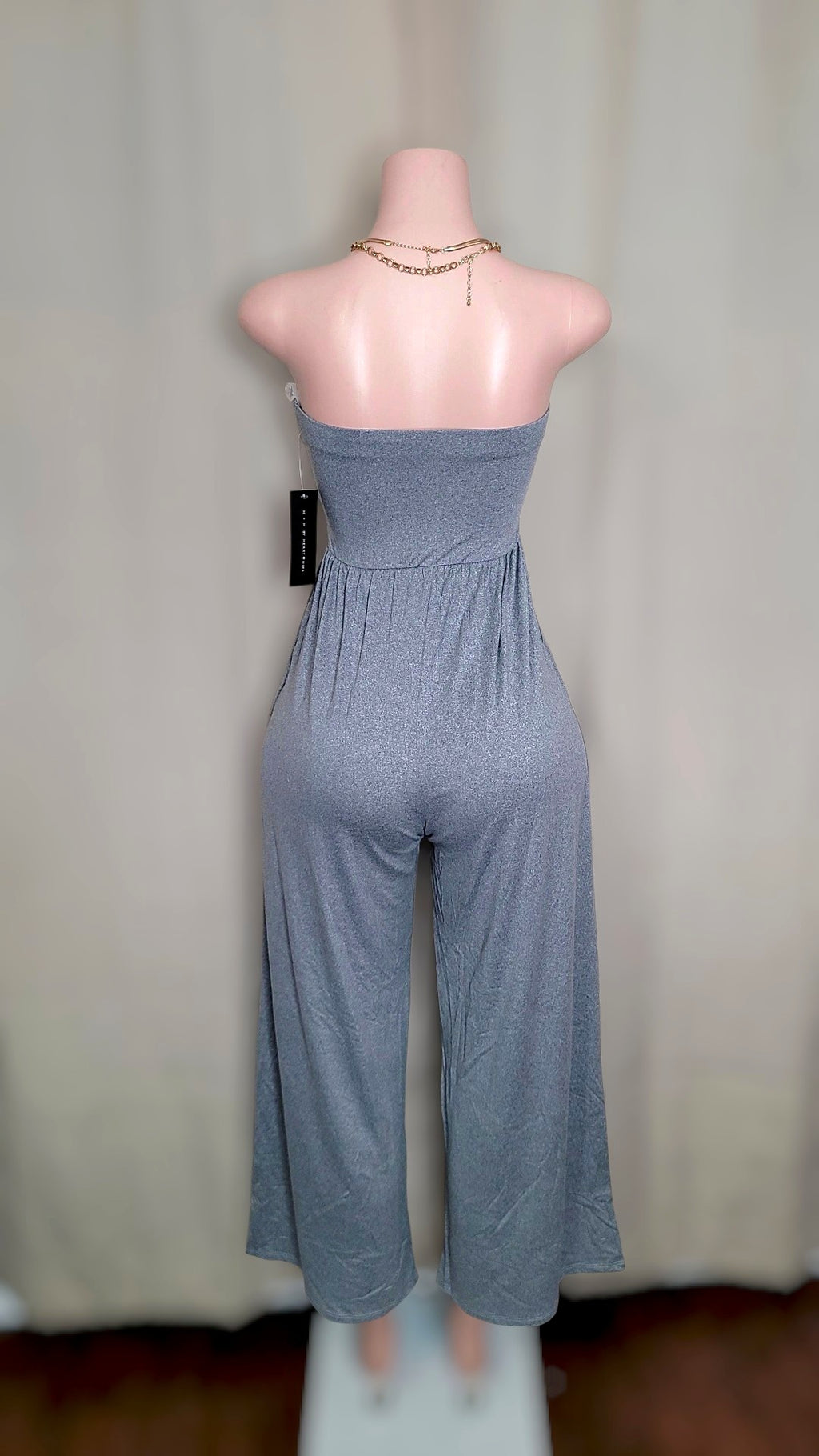 Tammy Tube Jumpsuit (Grey)