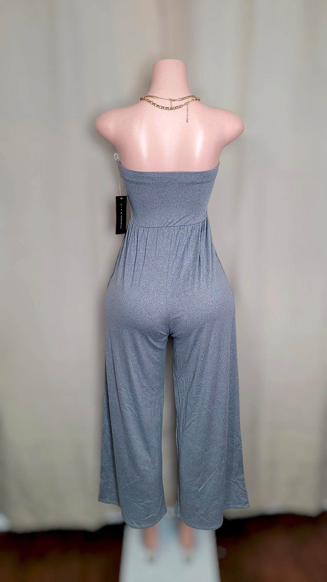 Tammy Tube Jumpsuit (Grey)