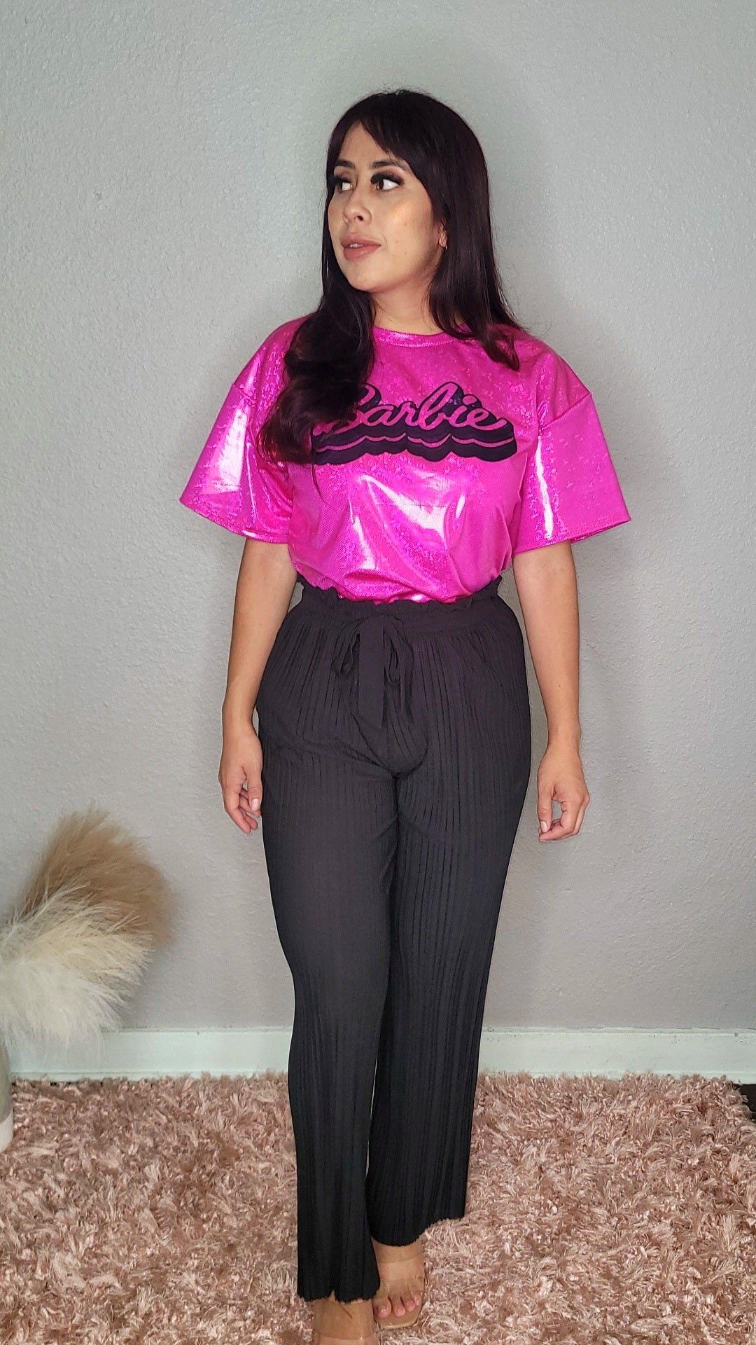 Barbie metalic shirt