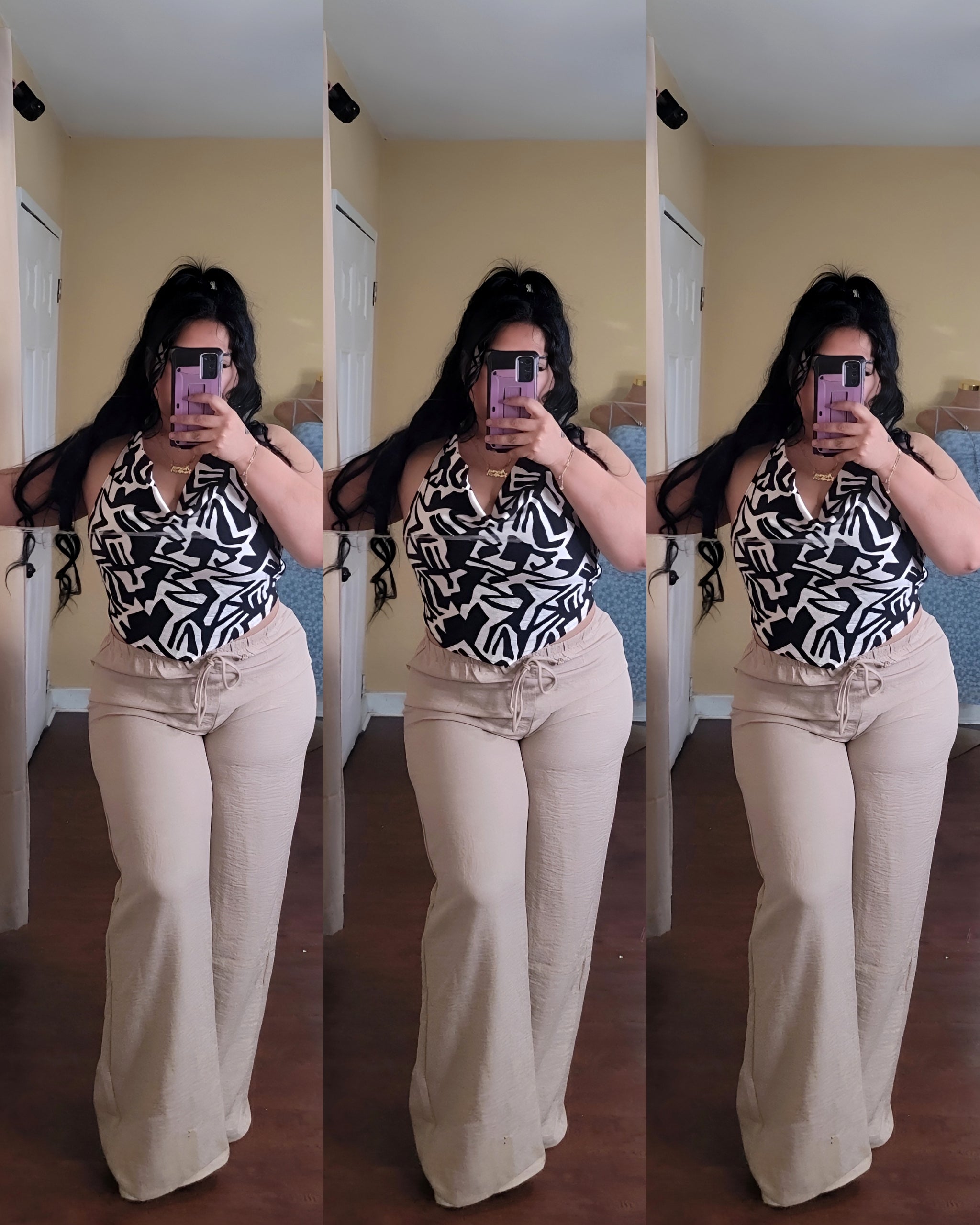 Brizeth halter top