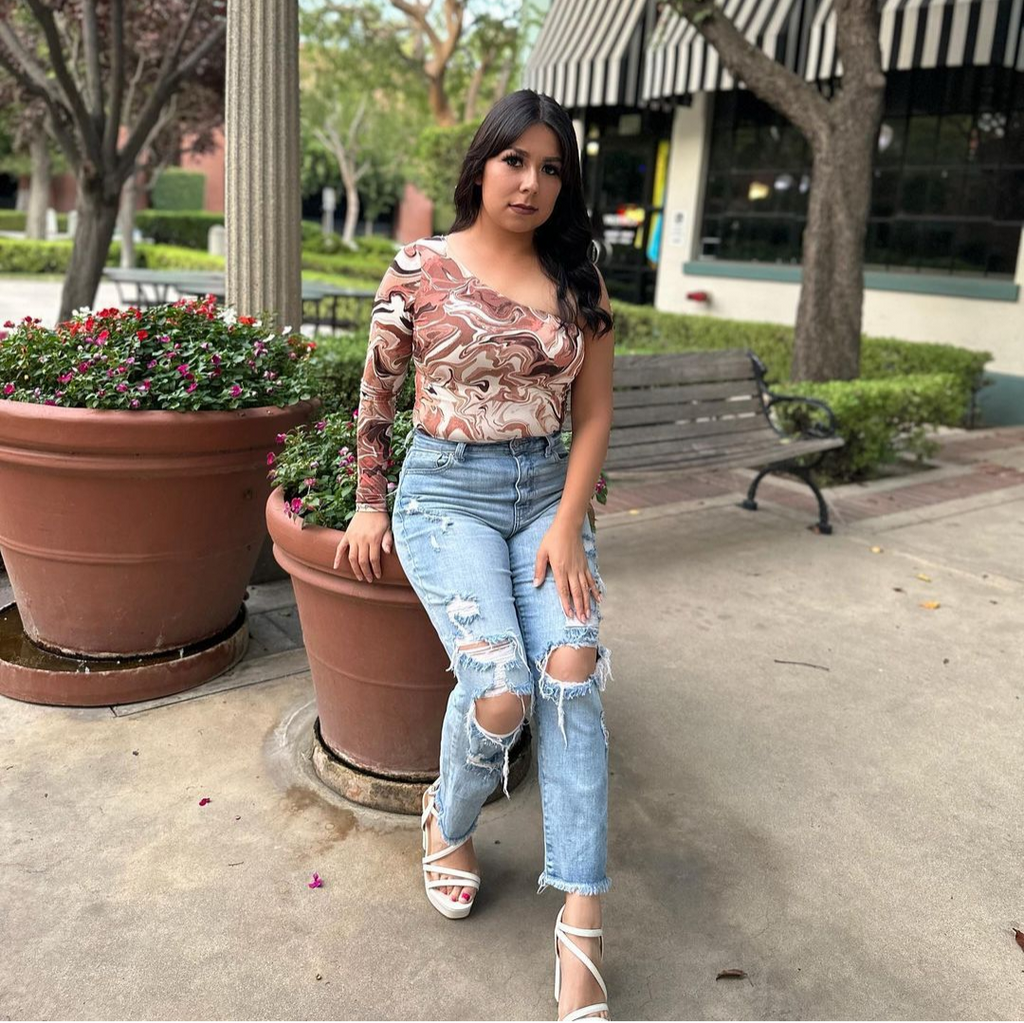 Magui marble bodysuit