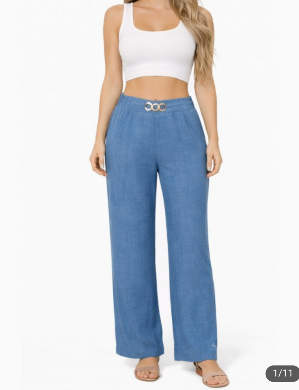Zara relax pants (blue pants)