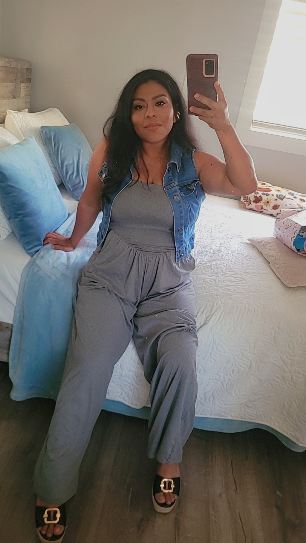 Tammy Tube Jumpsuit (Grey)