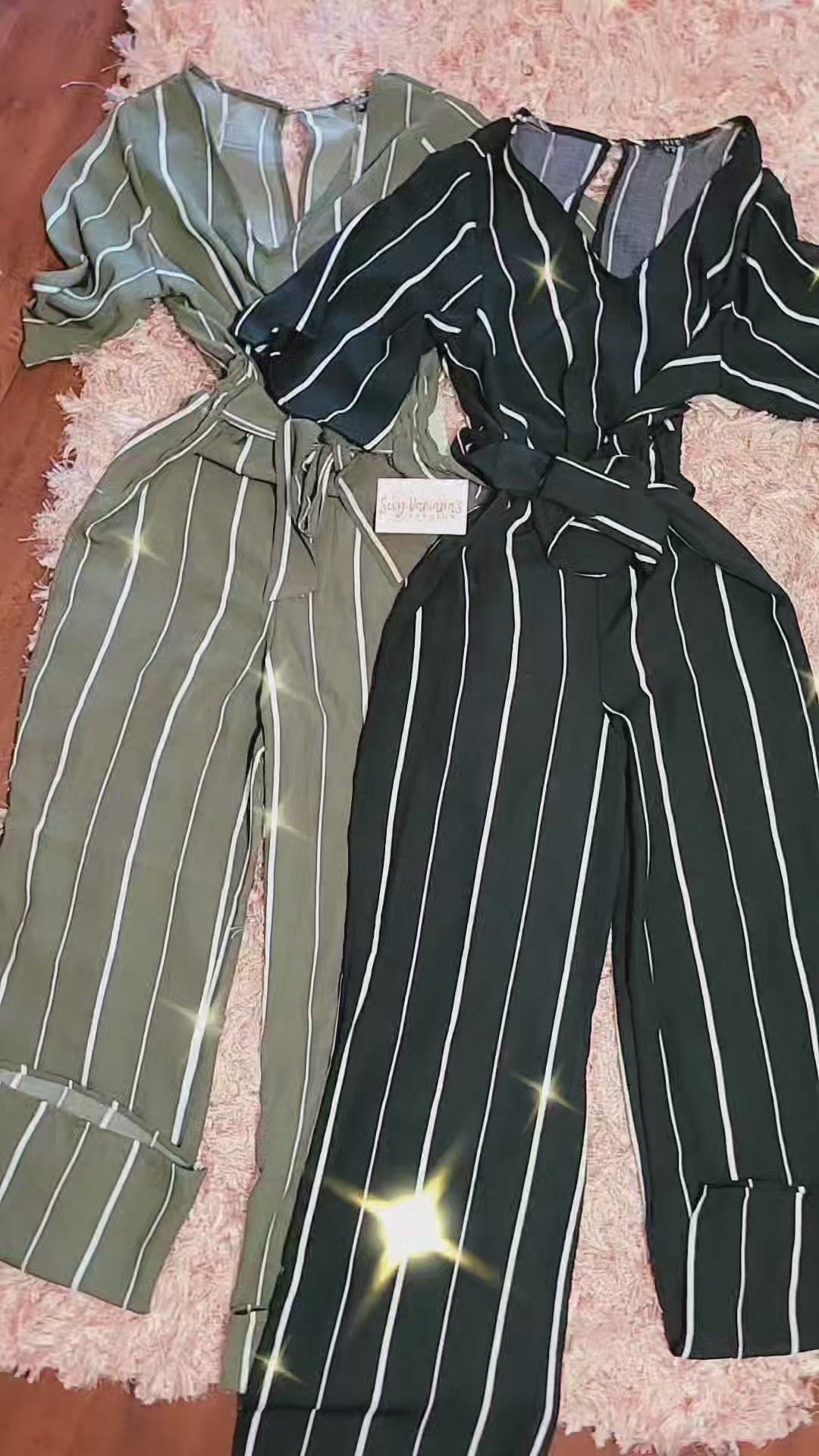Lola stripe jumpsuit